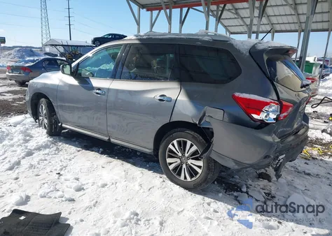 2017 Nissan Pathfinder Sv из США, поврежденный, VIN 5N1DR2MM8HC908394